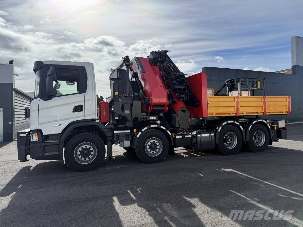 Scania 500 Snelmontage kranen