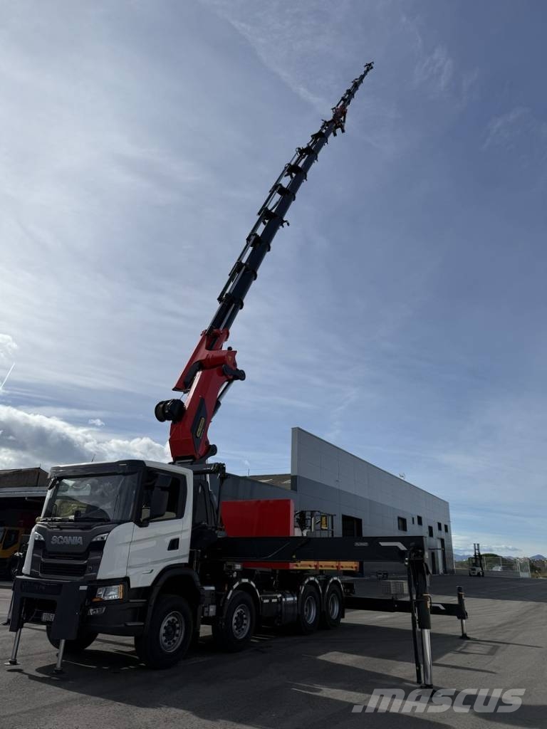 Scania 500 Snelmontage kranen