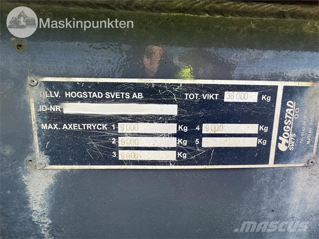 Hogstad Svets S4-LV-36 Demontažne prikolice