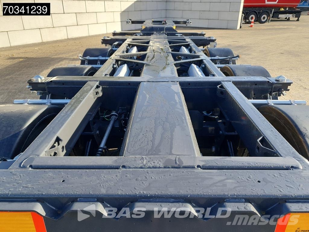 Kässbohrer XS 3 axles NEW Multi 45'ft Lift Axle SAF Containerauflieger