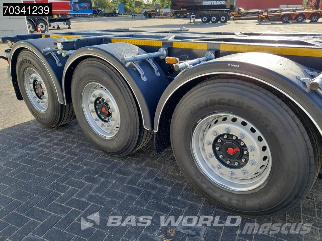 Kässbohrer XS 3 axles NEW Multi 45'ft Lift Axle SAF Containerauflieger