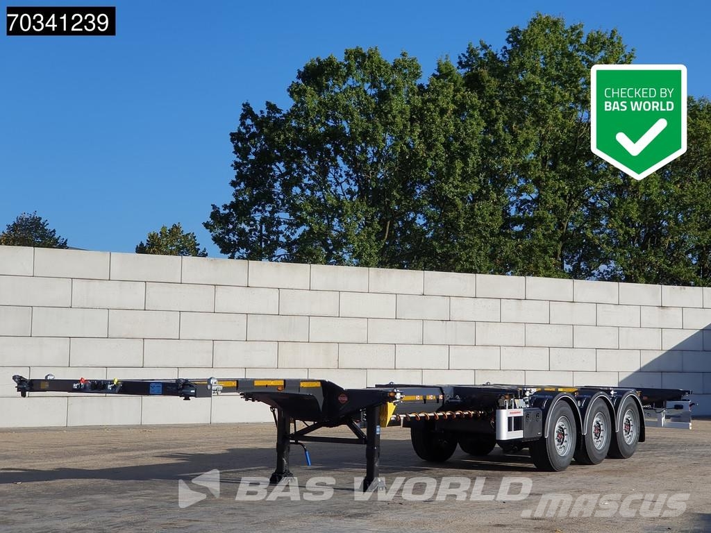 Kässbohrer XS 3 axles NEW Multi 45'ft Lift Axle SAF Containerauflieger