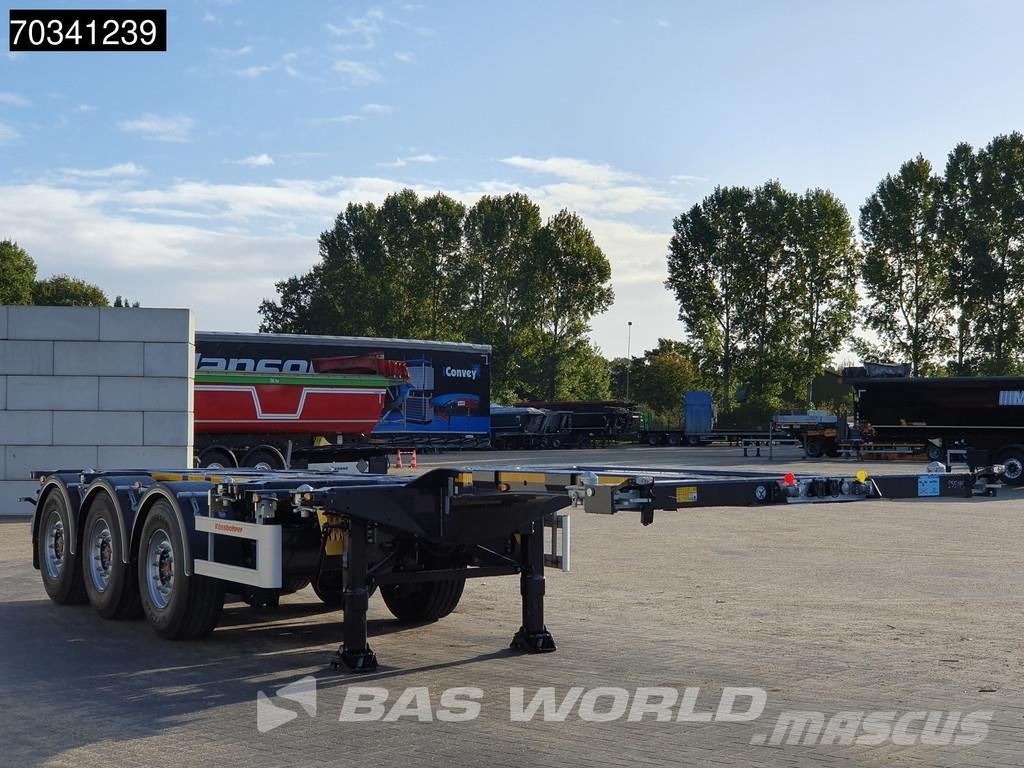 Kässbohrer XS 3 axles NEW Multi 45'ft Lift Axle SAF Containerauflieger