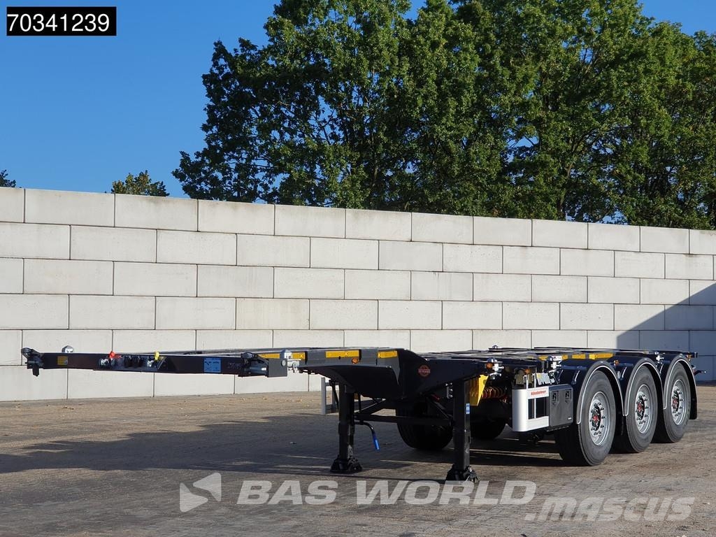 Kässbohrer XS 3 axles NEW Multi 45'ft Lift Axle SAF Containerauflieger