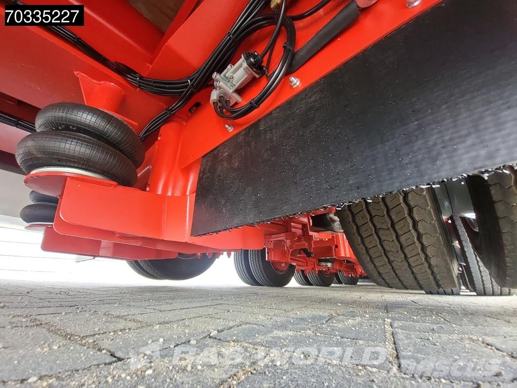 Lider 4 axles New 1xSteering 1x Liftaxle Ramps Low loader-semi-trailers
