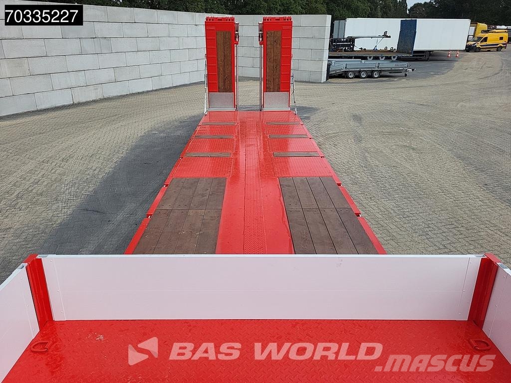 Lider 4 axles New 2xSteering 1x Liftaxle Ramps Mélybölcsős félpótkocsik