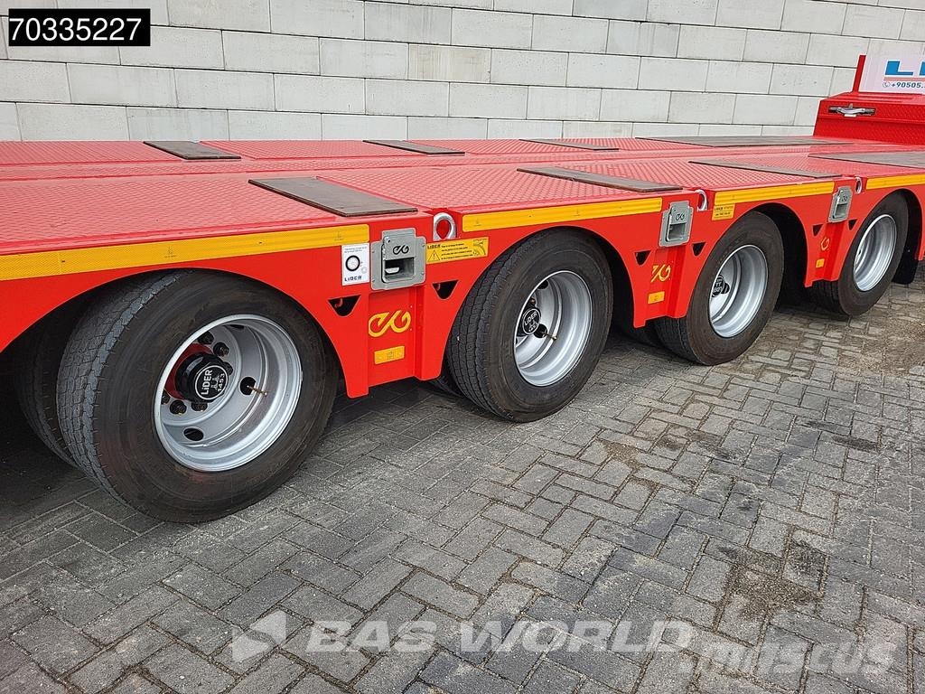 Lider Yar? römork 4 axles New 1xSteering 1x Liftaxle Ram Semirimorchi Ribassati