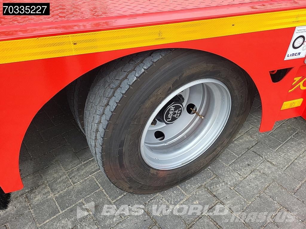 Lider Yar? römork 4 axles New 1xSteering 1x Liftaxle Ram Semirimorchi Ribassati