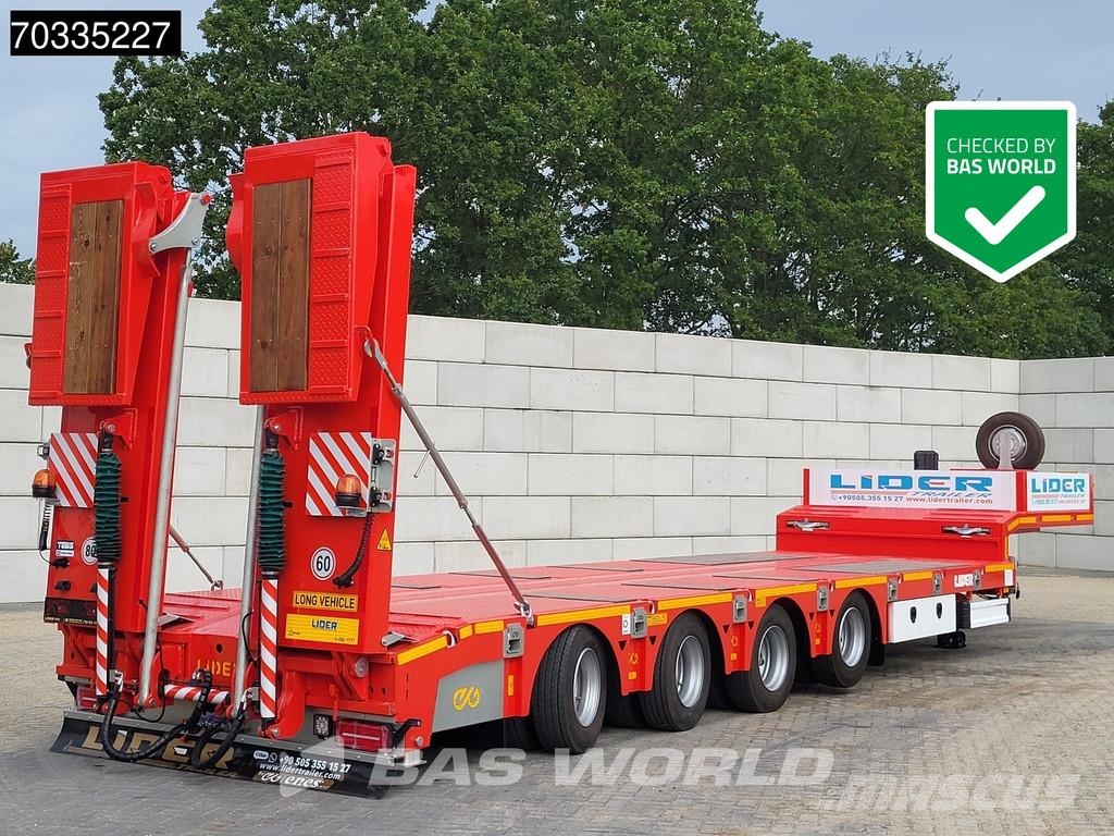 Lider Yar? römork 4 axles New 1xSteering 1x Liftaxle Ram Semirimorchi Ribassati