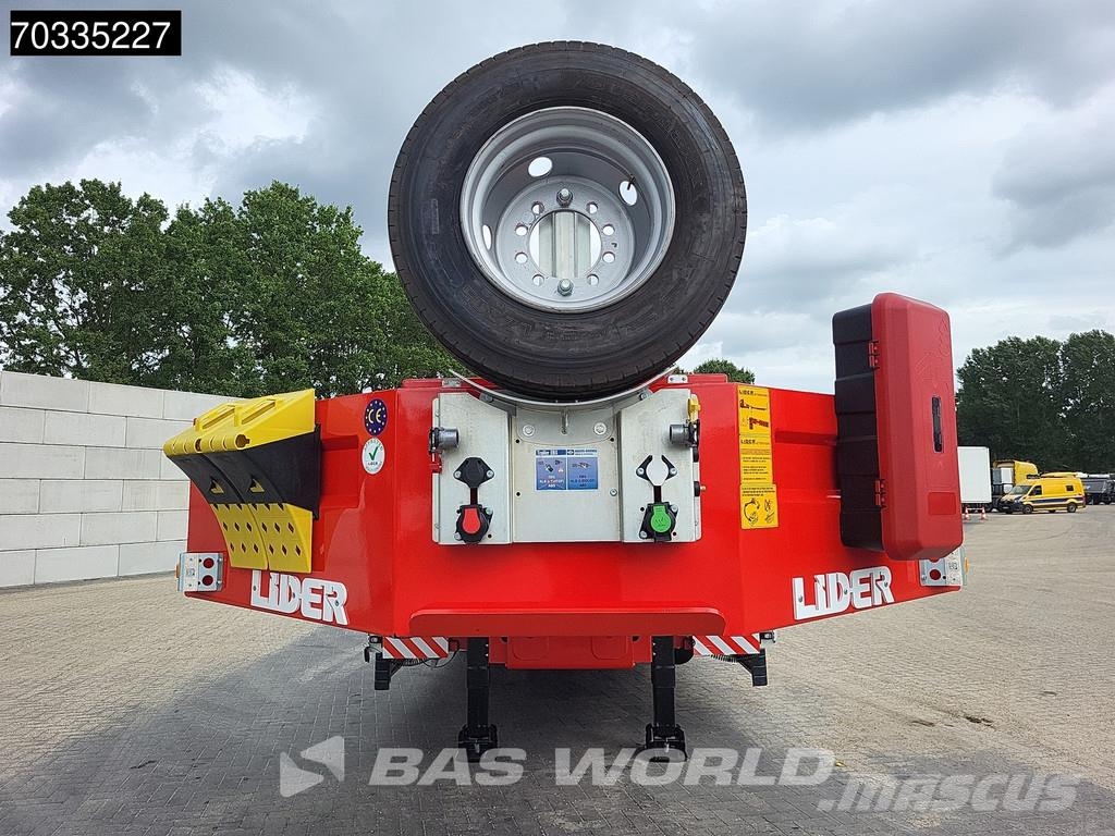 Lider Yar? römork 4 axles New 1xSteering 1x Liftaxle Ram Semirimorchi Ribassati
