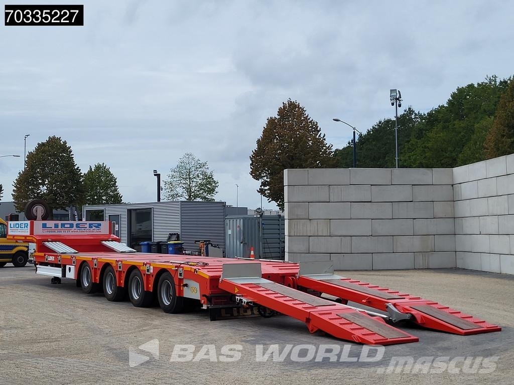 Lider Yar? römork 4 axles New 1xSteering 1x Liftaxle Ram Semirimorchi Ribassati