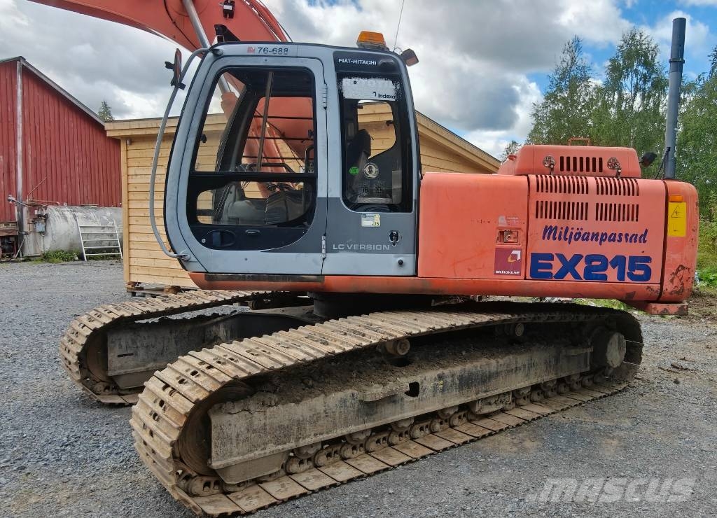 Hitachi EX 215 Excavadoras sobre orugas