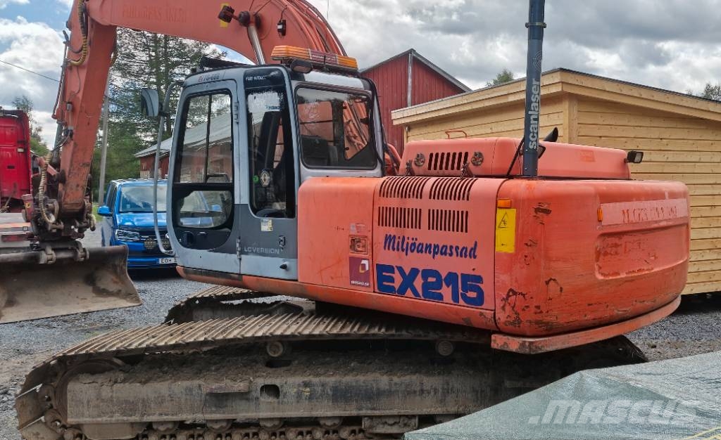 Hitachi EX 215 Excavadoras sobre orugas