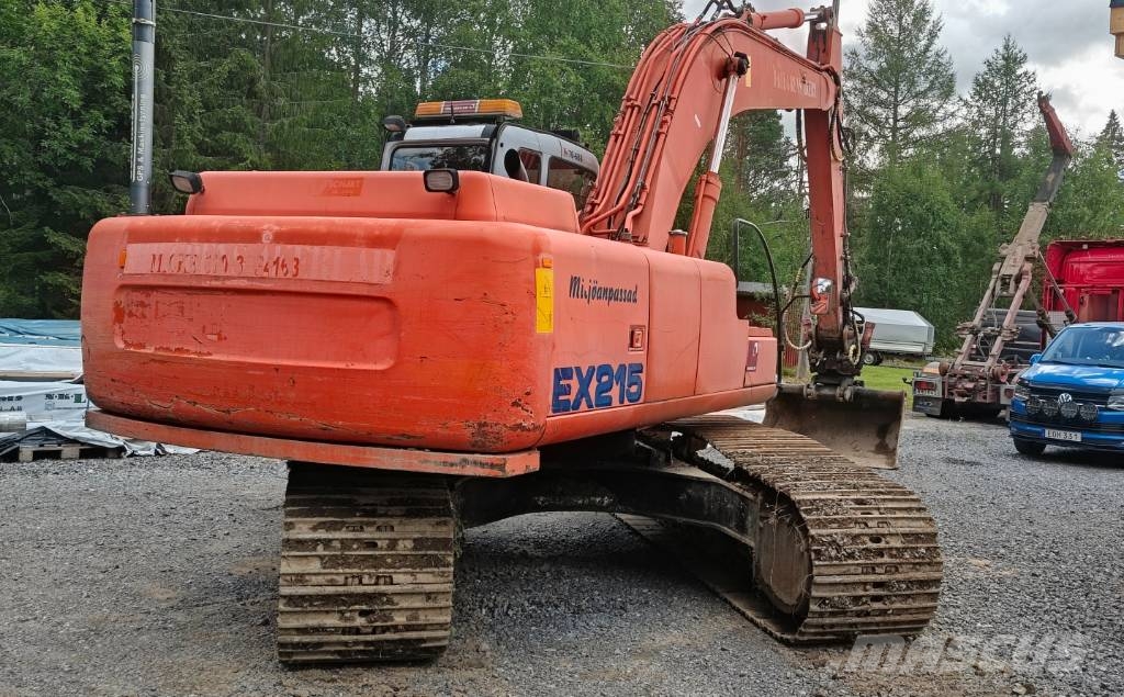 Hitachi EX 215 Excavadoras sobre orugas