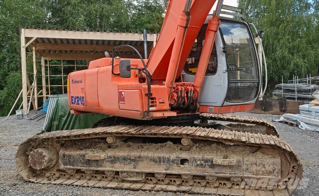 Hitachi EX 215 Excavadoras sobre orugas