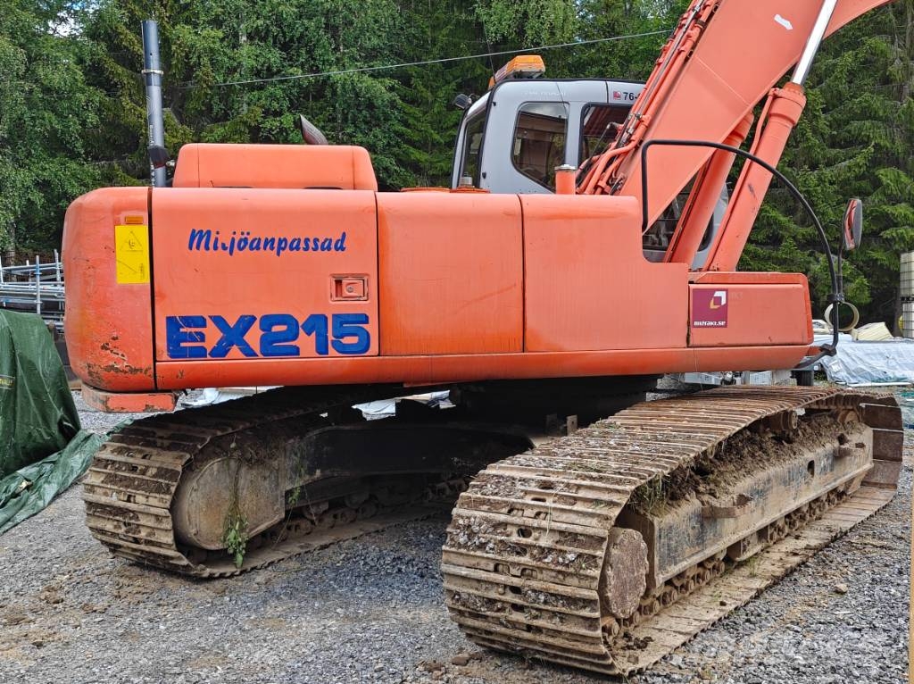 Hitachi EX 215 Excavadoras sobre orugas