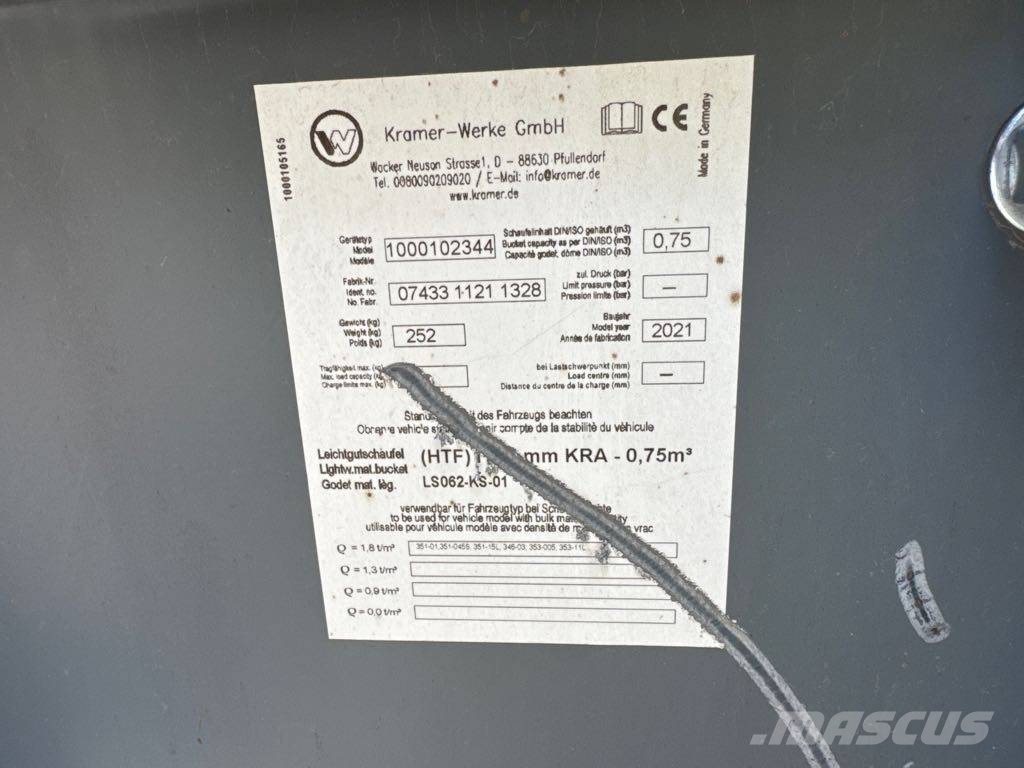 Kramer 8095L Kolesni nakladalci
