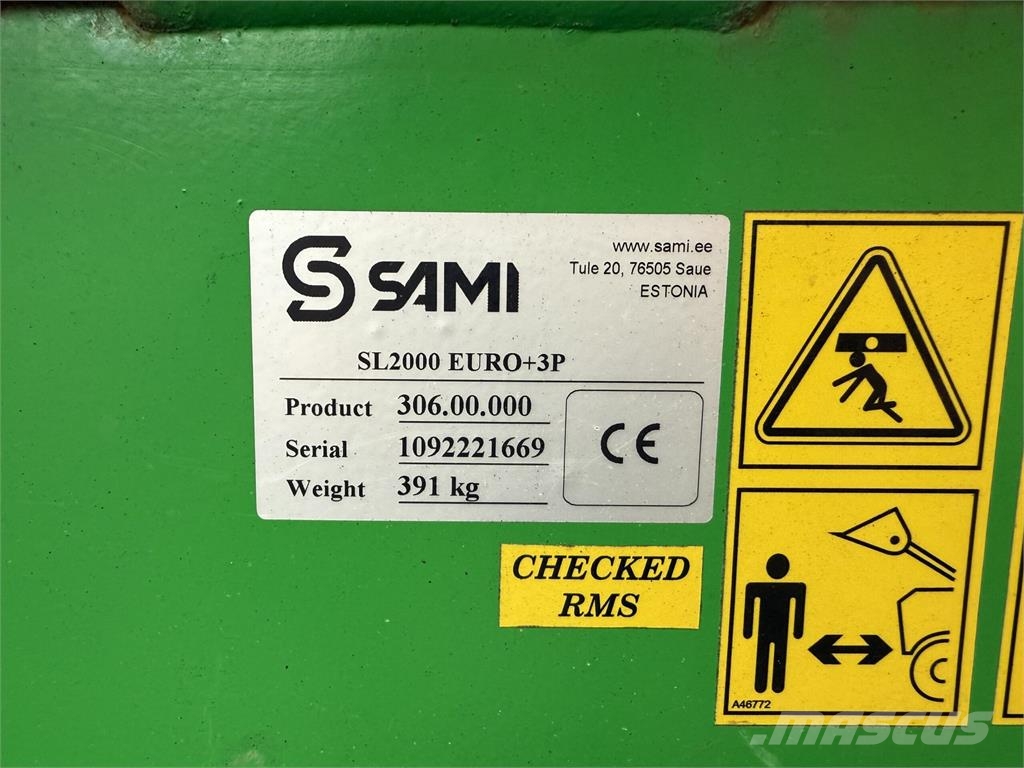 Sami SL2000 Euro+3P 669 Espalhadores de areia e sal