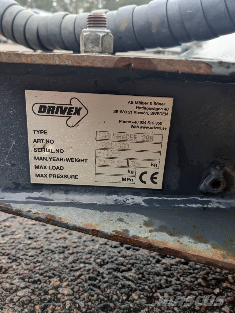 Drivex Easygrader 200 Alusterä Снегоуборочные скребки