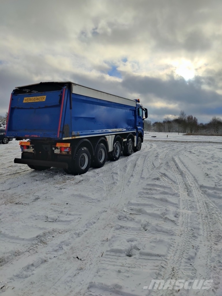 MAN TGS 41.480 10x8 aluminum roof شاحنات قلابة