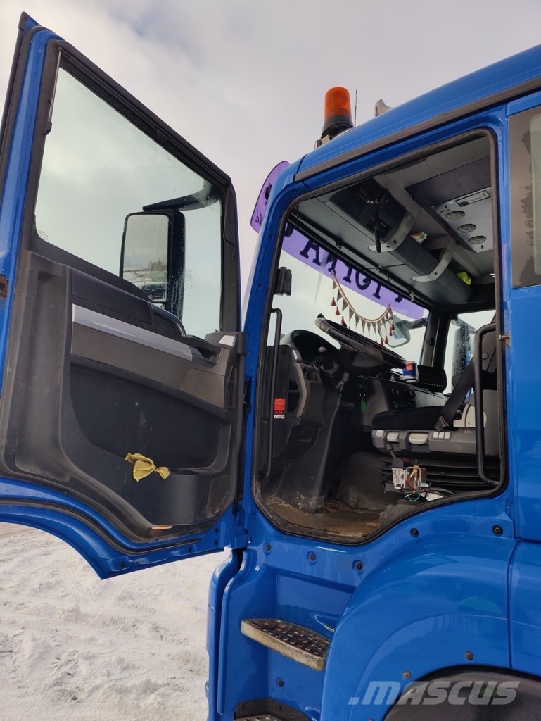 MAN TGS 41.480 10x8 aluminum roof شاحنات قلابة