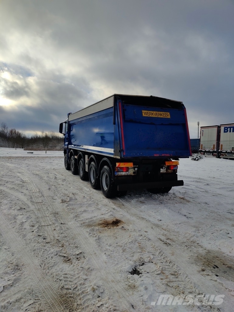 MAN TGS 41.480 10x8 aluminum roof شاحنات قلابة