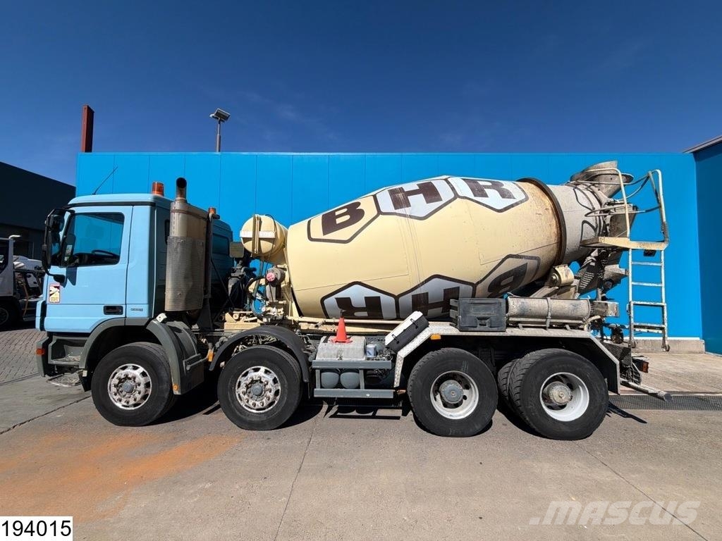 Mercedes-Benz Actros 3236 8x4, PTO, Liebherr, Steel suspension 混凝土搅拌车