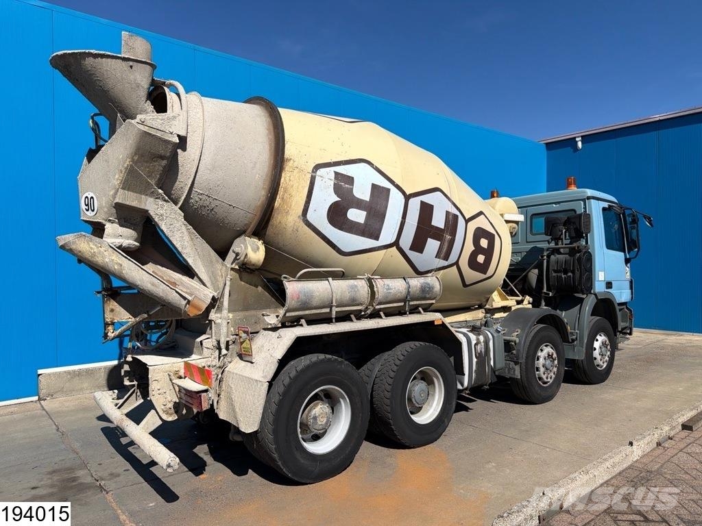 Mercedes-Benz Actros 3236 8x4, PTO, Liebherr, Steel suspension 混凝土搅拌车