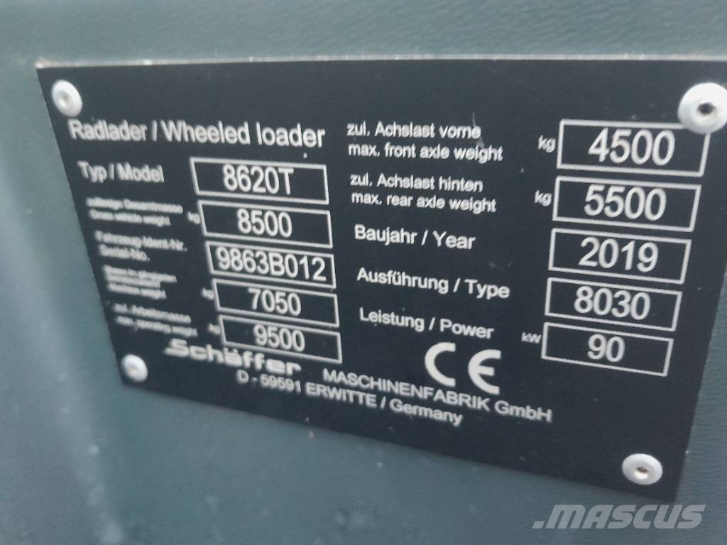 Schafer T8620 Manipuladores telescópicos agrícolas