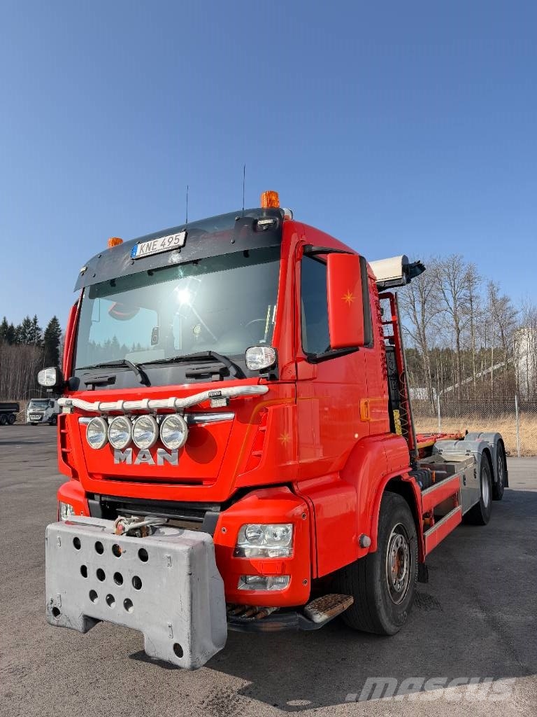 MAN TGS 26.470 6x2-4 gancho Caminhões Roll-on Roll-off