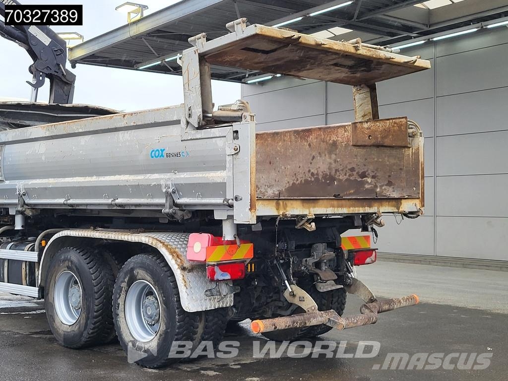 MAN TGS 33.440 6X4 HIAB X-HIDUO 188 E-3 Crane Kran 10m 덤프 트럭