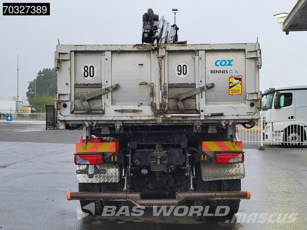 MAN TGS 33.440 6X4 HIAB X-HIDUO 188 E-3 Crane Kran 10m 덤프 트럭