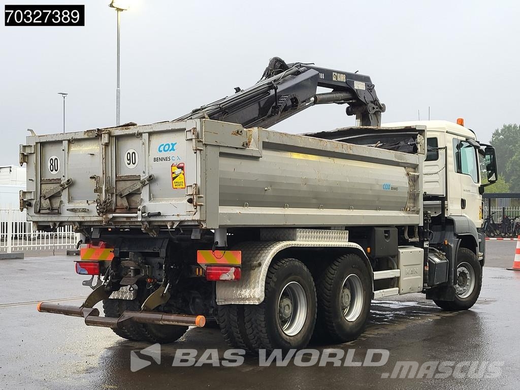 MAN TGS 33.440 6X4 HIAB X-HIDUO 188 E-3 Crane Kran 10m شاحنات قلابة