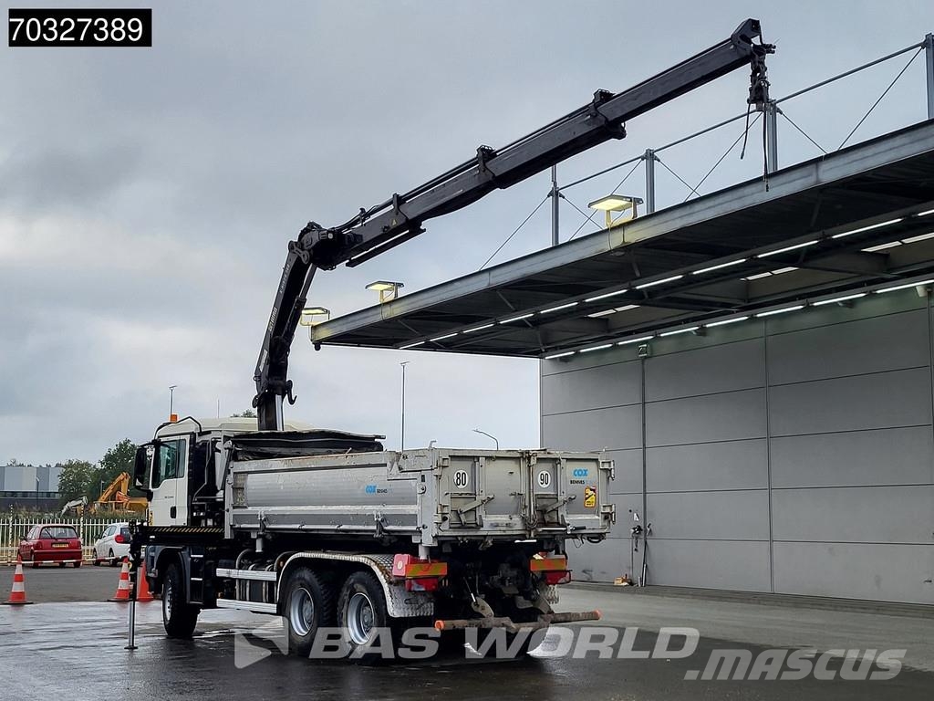 MAN TGS 33.440 6X4 HIAB X-HIDUO 188 E-3 Crane Kran 10m شاحنات قلابة