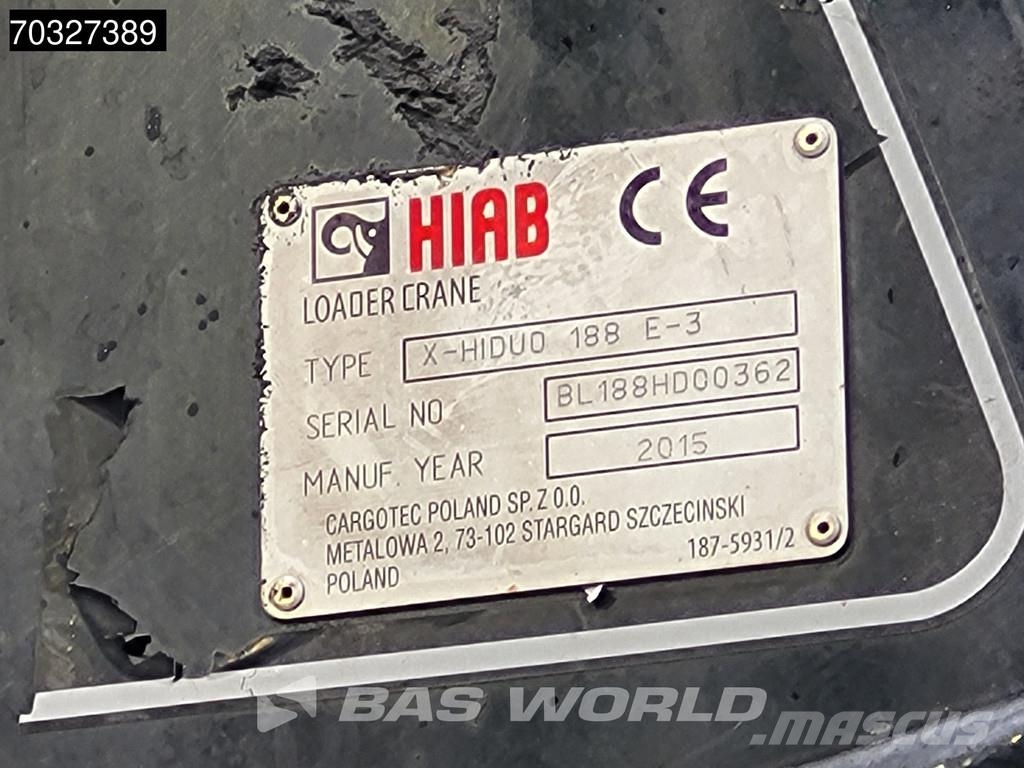 MAN TGS 33.440 6X4 HIAB X-HIDUO 188 E-3 Crane Kran 10m شاحنات قلابة