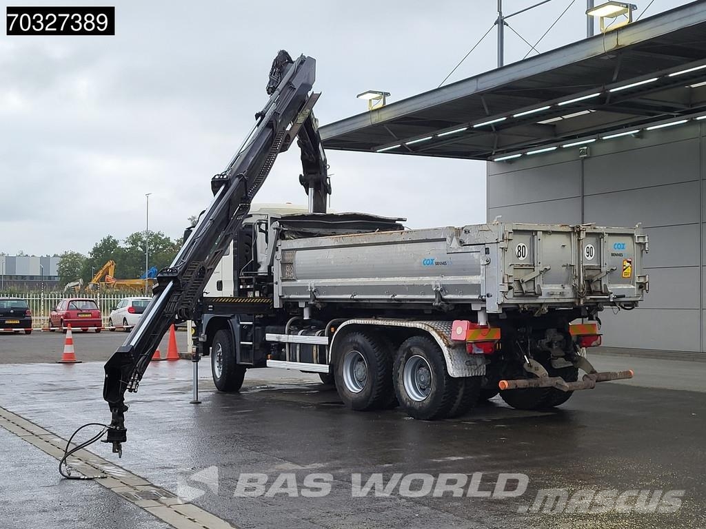 MAN TGS 33.440 6X4 HIAB X-HIDUO 188 E-3 Crane Kran 10m 덤프 트럭