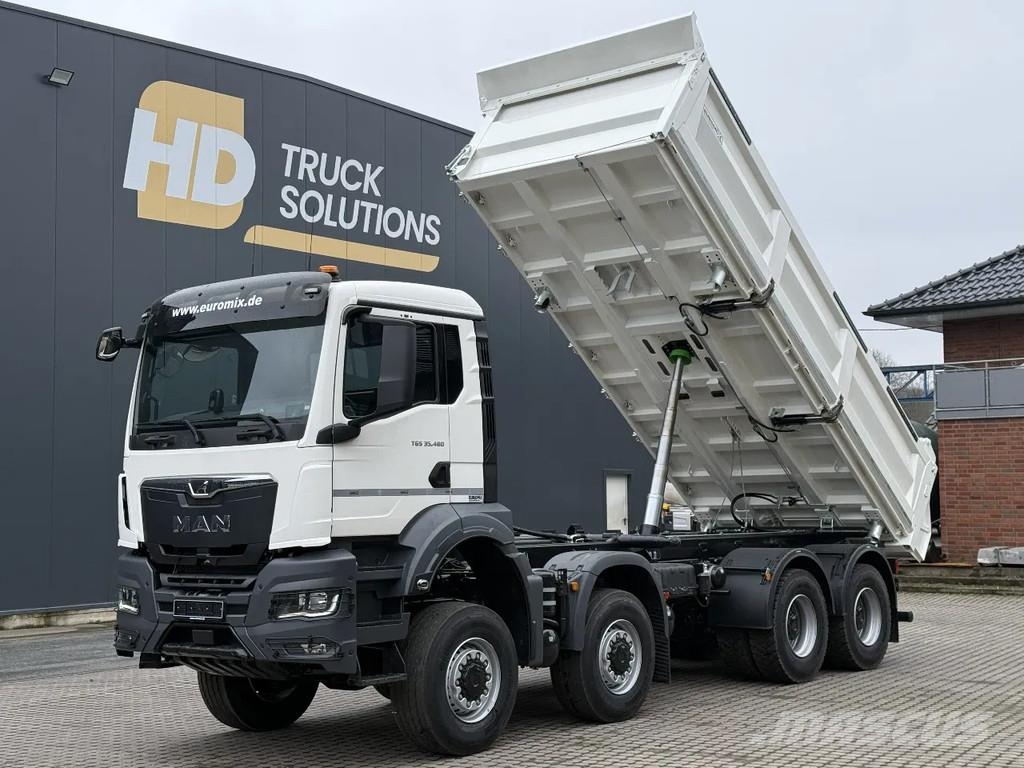 MAN TGS 35.480 TGS 35.480 8x8 EuromixMTP 3-Seiten-Kipp 덤프 트럭