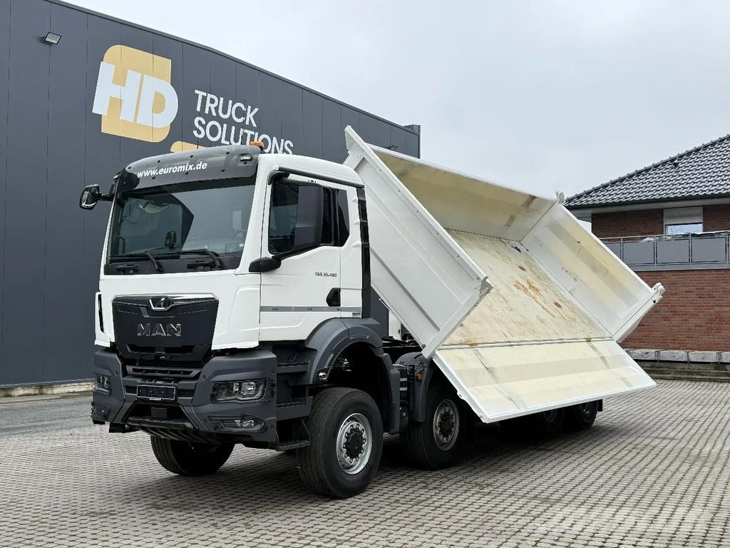 MAN TGS 35.480 TGS 35.480 8x8 EuromixMTP 3-Seiten-Kipp 덤프 트럭