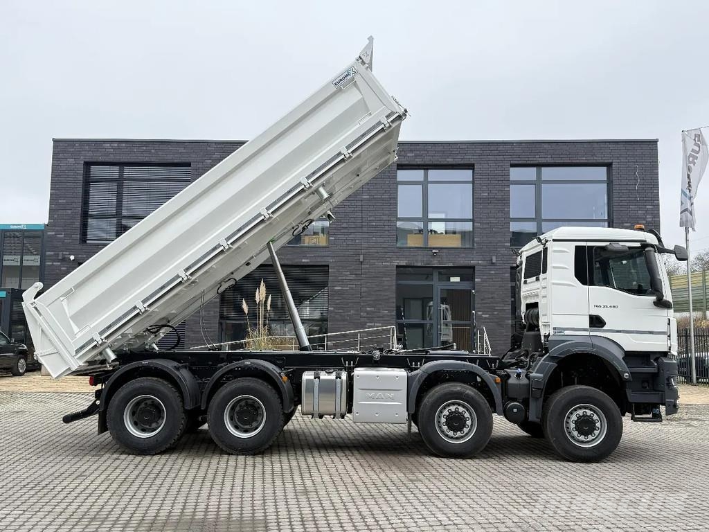 MAN TGS 35.480 TGS 35.480 8x8 EuromixMTP 3-Seiten-Kipp 덤프 트럭