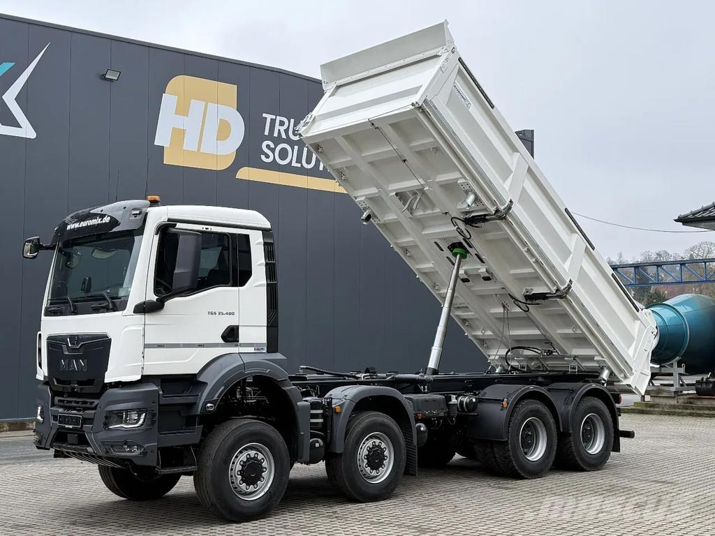 MAN TGS 35.480 TGS 35.480 8x8 EuromixMTP 3-Seiten-Kipp 덤프 트럭