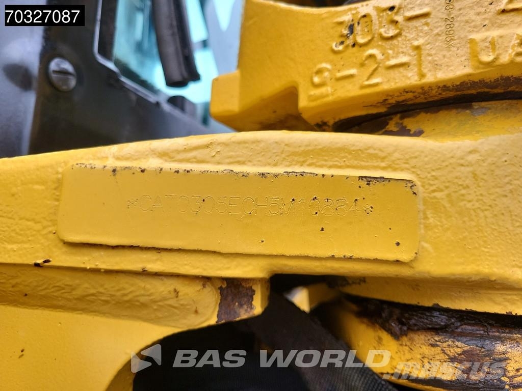 CAT 305 E2 3 Buckets Mini excavadoras < 7t