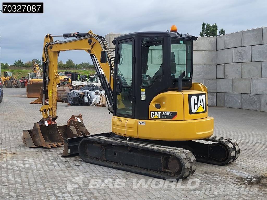 CAT 305 E2 3 Buckets Mini excavadoras < 7t