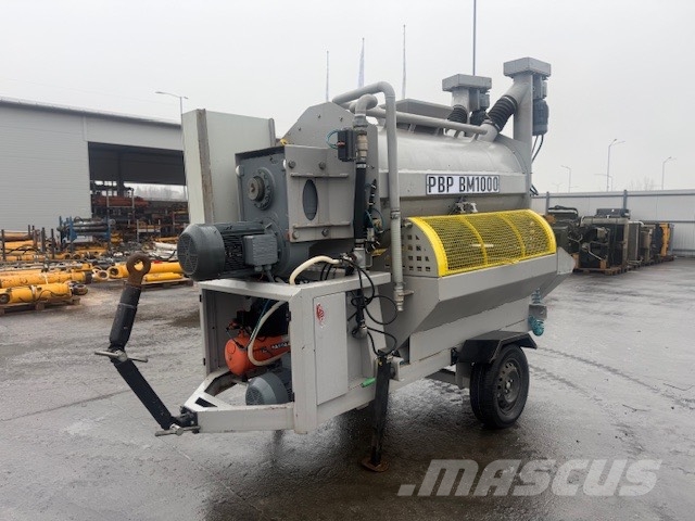 PBP BM1000 HORIZONTAL CONCRETE MIXER WITH PUMP Drilling equipment accessories and spare parts