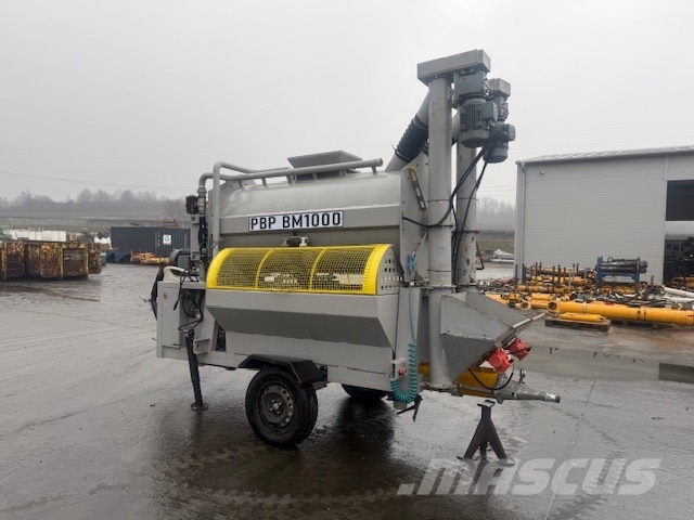 PBP BM1000 HORIZONTAL CONCRETE MIXER WITH PUMP Drilling equipment accessories and spare parts