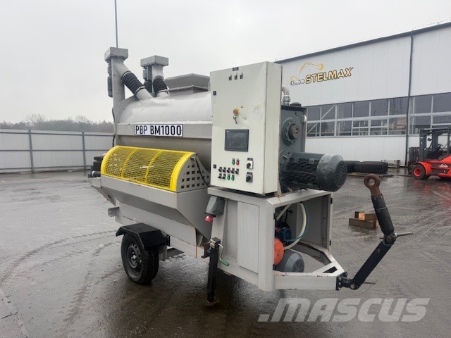 PBP BM1000 HORIZONTAL CONCRETE MIXER WITH PUMP Drilling equipment accessories and spare parts