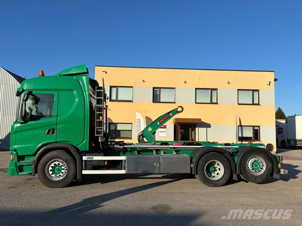 Scania G500 6x2*4 EURO6 + RETARDER + HOOKLIFT 1470mm Camion ampliroll