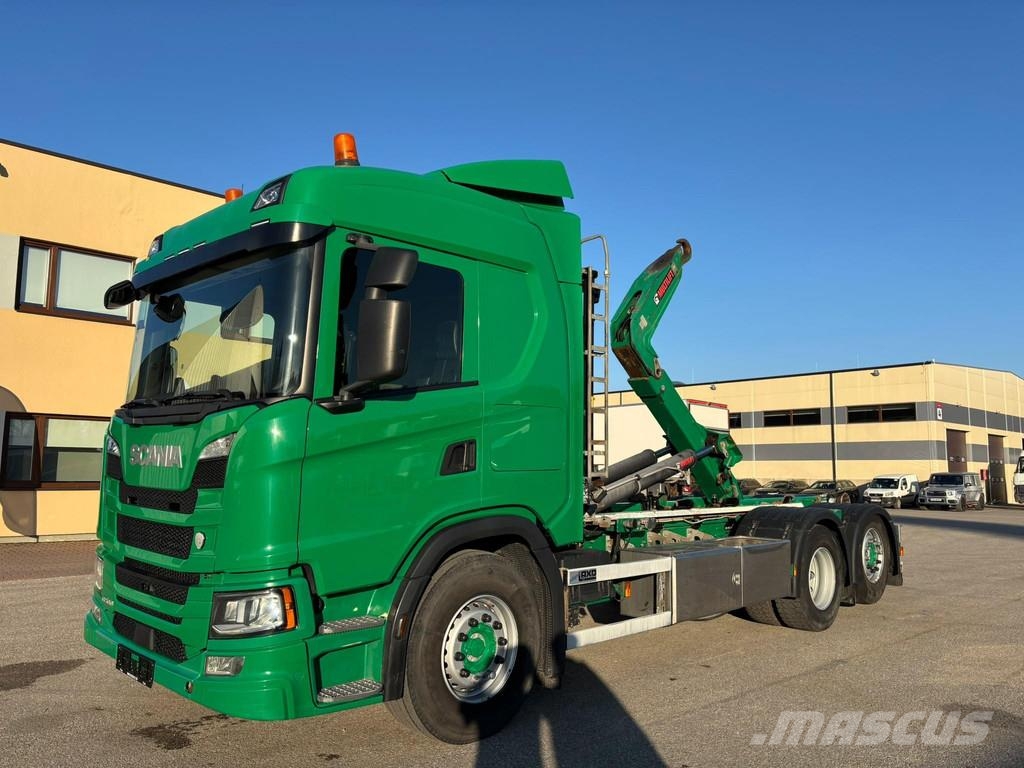 Scania G500 6x2*4 EURO6 + RETARDER + HOOKLIFT 1470mm Hákový nosič kontejnerů