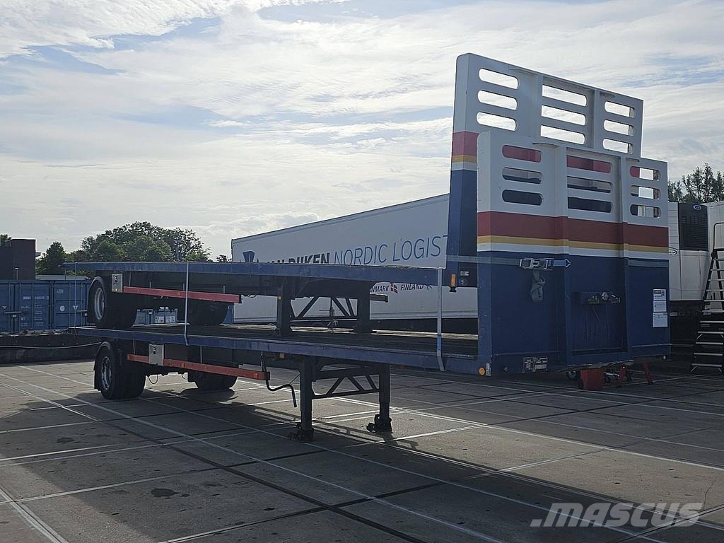 Varmo 1 AXLE PLATFORM FORKLIFT CONNECTION Semirremolques de plataformas planas/laterales abatibles