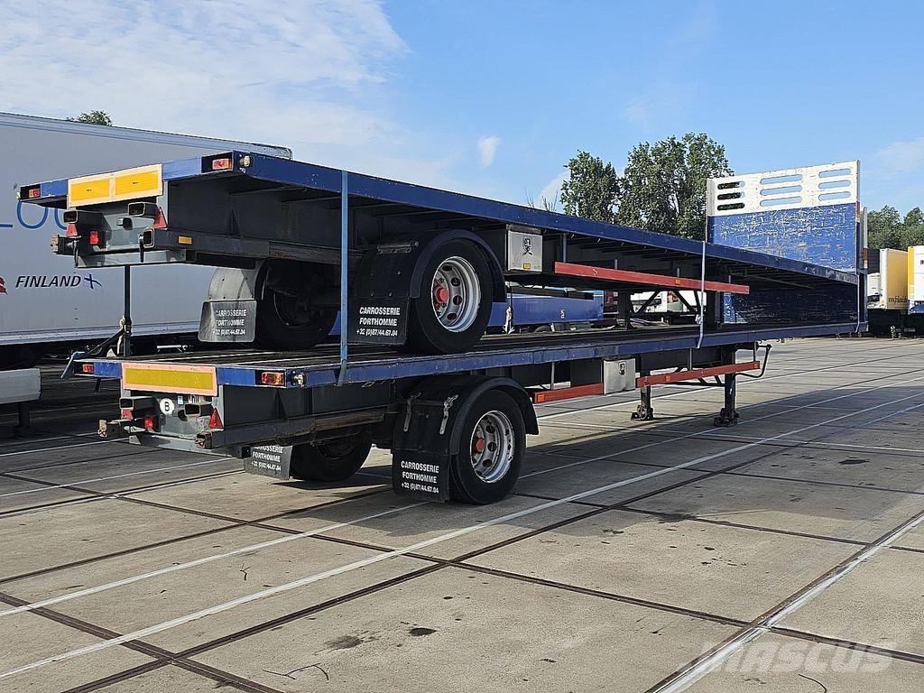 Varmo 1 AXLE PLATFORM FORKLIFT CONNECTION Semirremolques de plataformas planas/laterales abatibles