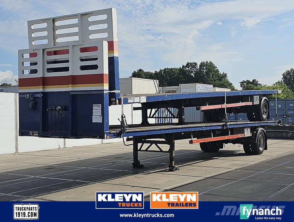 Varmo 1 AXLE PLATFORM FORKLIFT CONNECTION Semirremolques de plataformas planas/laterales abatibles